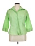 George Green 3/4 Sleeve Button-Down Shirt Size XL - photo 1