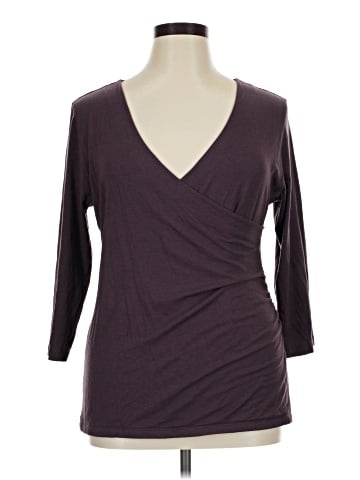 Soft Surroundings 3/4 Sleeve Top (view 1)