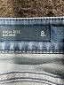 J.Jill Chevron-herringbone Blue Jeans Size 8 - photo 7