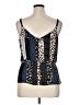 CAbi 100% Polyester Blue Sleeveless Blouse Size 16 - photo 2