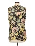CAbi 100% Polyester Brown Sleeveless Blouse Size S - photo 2