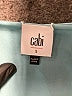CAbi 100% Polyester Teal Sleeveless Blouse Size S - photo 7