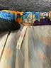Free People 100% Polyester Floral Orange Blue Casual Pants Size S - photo 7
