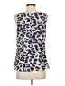 CAbi 100% Polyester Silver Sleeveless Blouse Size S - photo 2