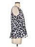 CAbi 100% Polyester Silver Sleeveless Blouse Size S - photo 4