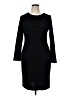 Chadwicks Solid Black Casual Dress Size 14 - photo 1