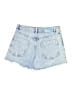 Zara Blue Denim Shorts Size 6 - photo 2