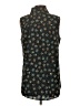 CAbi 100% Polyester Floral Black Sleeveless Blouse Size S - photo 2