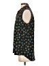 CAbi 100% Polyester Floral Black Sleeveless Blouse Size S - photo 5