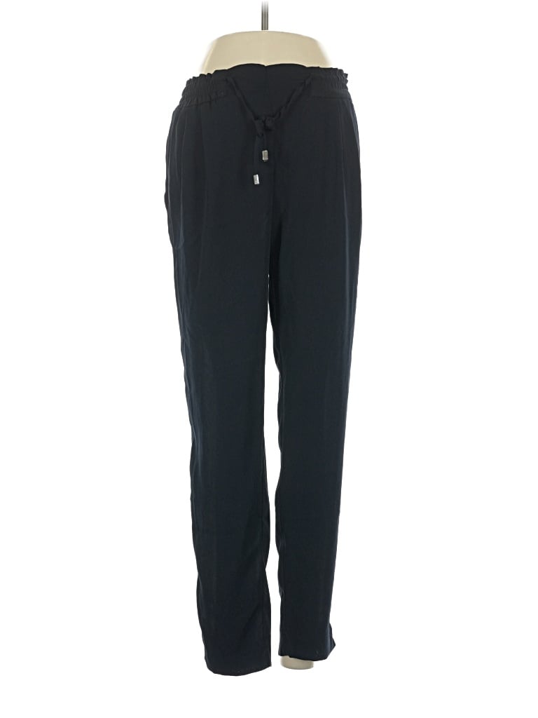 Pre-owned Zara Basic Casual Pants In Black