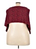 Papillon 100% Rayon Red Poncho One size - photo 2