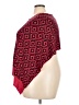 Papillon 100% Rayon Red Poncho One size - photo 5