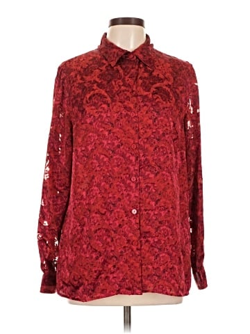 JM Collection Long Sleeve Blouse (view 1)