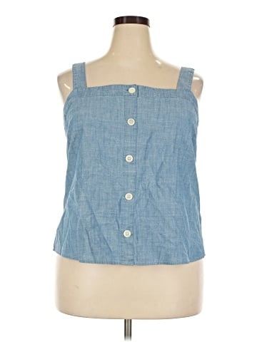 J.Crew Factory Store Sleeveless Blouse (view 1)