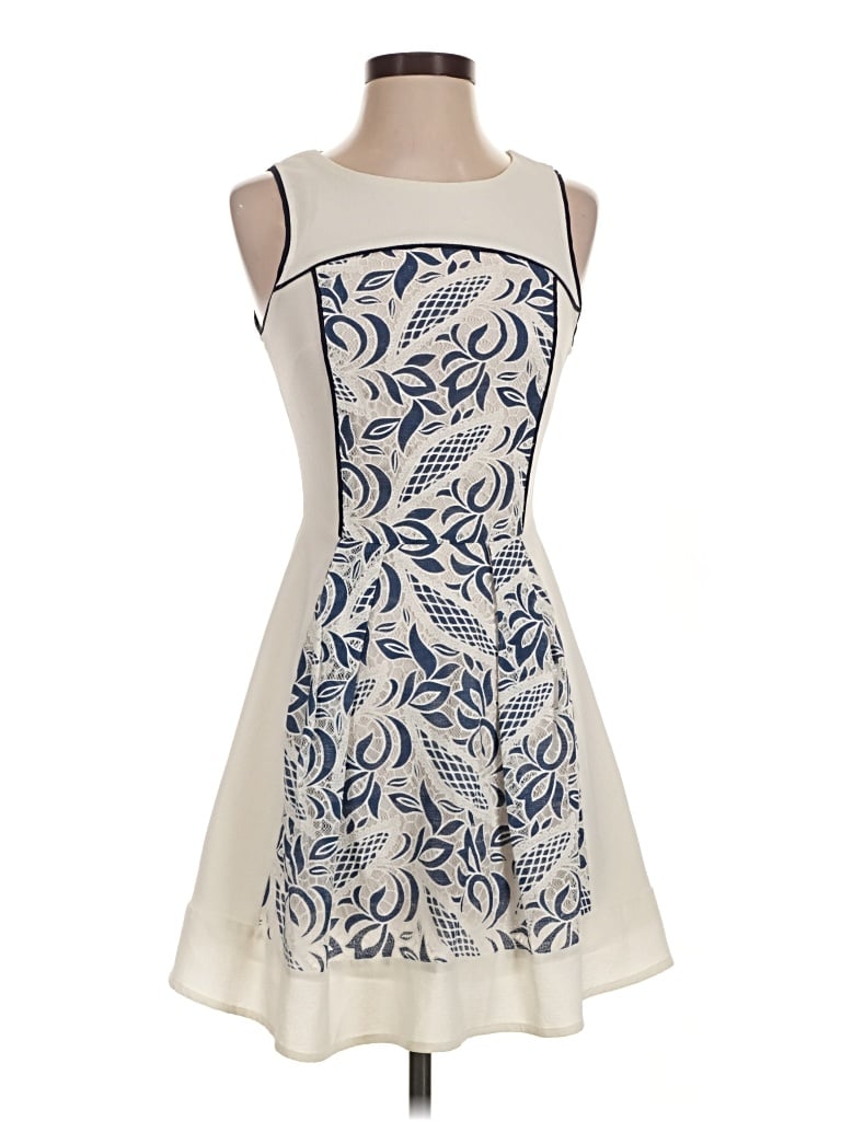 Pre-owned Sugar Lips Cocktail Dress In Ivory