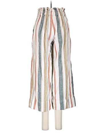 Madewell Tie-Waist Huston Pull-On Crop Pants in Stripe (view 2)