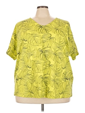 Ulla Popken Short Sleeve Blouse (view 1)