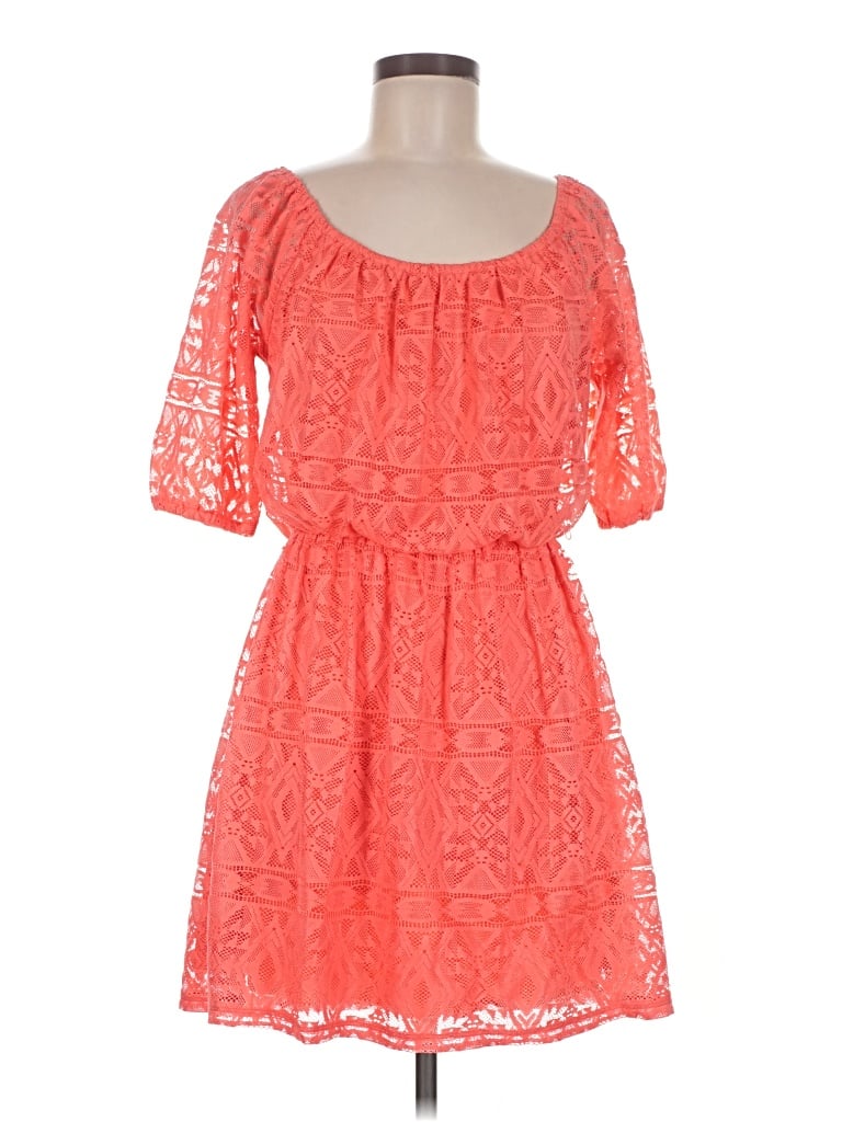Pre-owned City Triangles Casual Dress In Orange