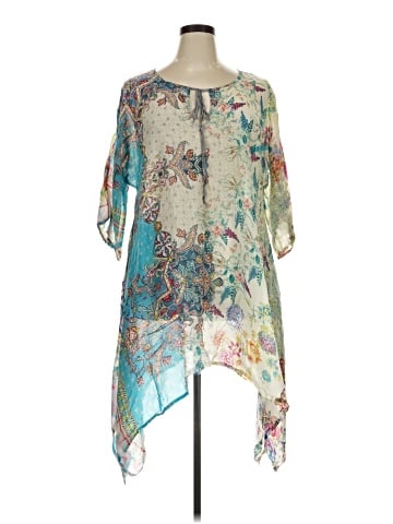 Johnny Was 3/4 Sleeve Blouse (view 1)