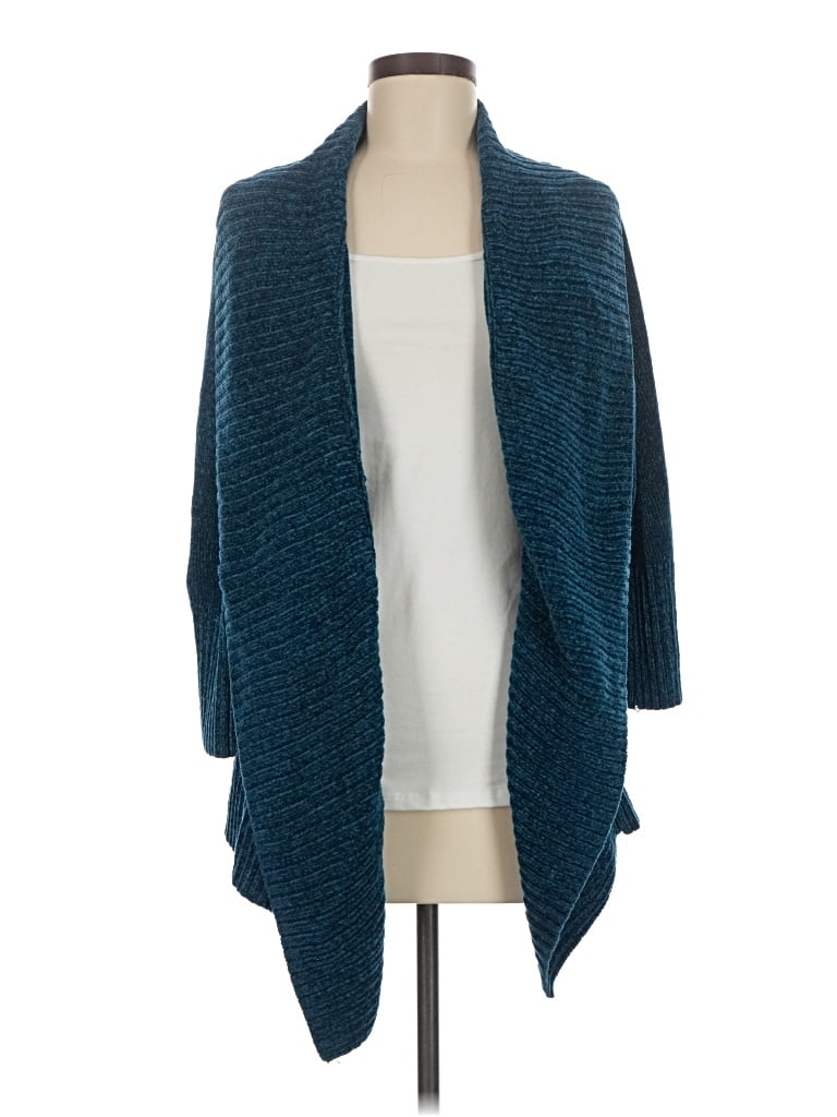 Pre-owned Seven7 Cardigan Sweater In Teal