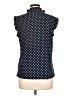 Tommy Hilfiger Polka Dots Blue Short Sleeve Blouse Size L - photo 2