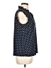 Tommy Hilfiger Polka Dots Blue Short Sleeve Blouse Size L - photo 4