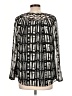 Coldwater Creek 100% Polyester Black Long Sleeve Blouse Size 10 - photo 2