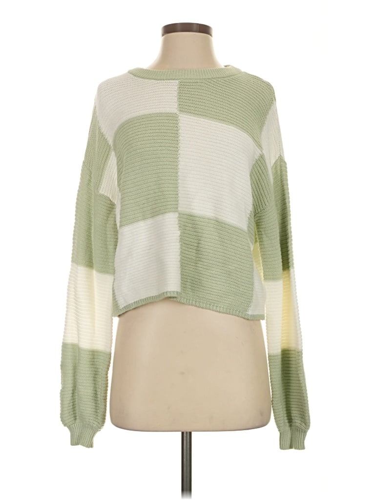 Pre-owned Moon & Madison Pullover Sweater In Green