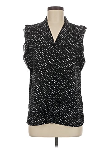 Karl Lagerfeld Paris Sleeveless Blouse (view 1)