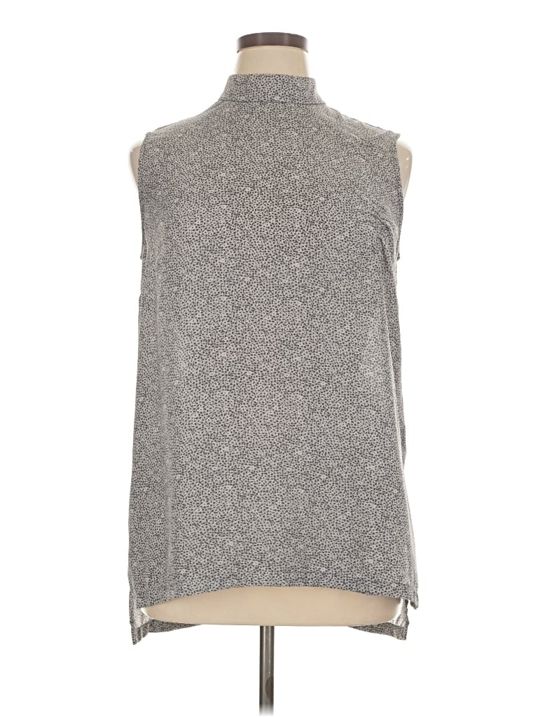 Pre-owned Prolōgue Sleeveless Top Gray Turtleneck Tops
