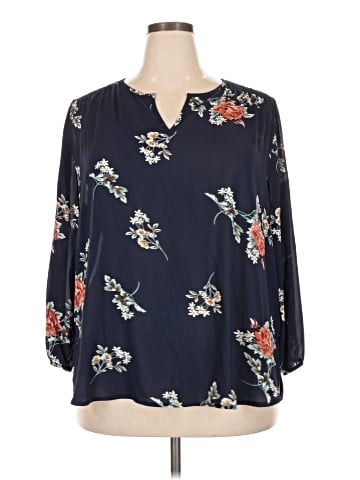 Fun2Fun 3/4 Sleeve Blouse (view 1)