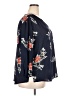 Fun2Fun 100% Polyester Blue 3/4 Sleeve Blouse Size 2X - photo 4