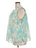 Talbots 100% Cotton Teal Sleeveless Blouse Size 3X - photo 5