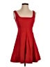 Gap Solid Red Cocktail Dress Size XS - photo 1