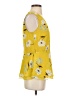 CAbi 100% Polyester Yellow Sleeveless Blouse Size S - photo 4