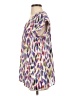 CAbi 100% Polyester Purple Short Sleeve Blouse Size S - photo 5