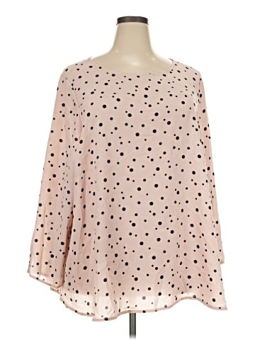 Lane Bryant Outlet 3/4 Sleeve Blouse (view 1)