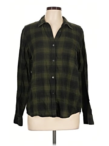 CALVIN KLEIN JEANS Long Sleeve Button-Down Shirt (view 1)