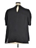 DR2 100% Recycled Polyester Black Short Sleeve Blouse Size 1X - photo 2