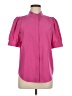 DKNY Pink Short Sleeve Blouse Size M - photo 1