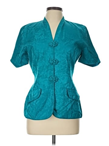 Maggy London Silk Blazer (view 1)