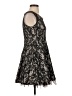 Ruby Rox 100% Polyester Paisley Black Cocktail Dress Size 3 - photo 4