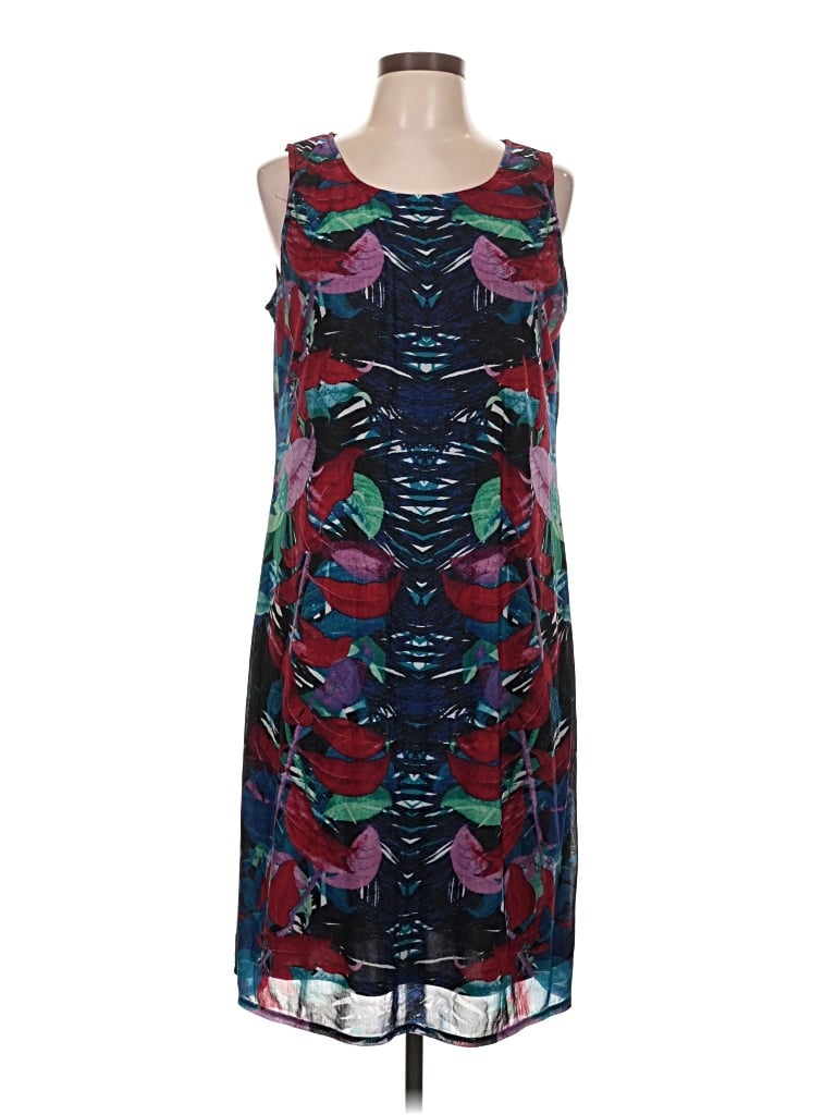 Pre-owned Dana Buchman Cocktail Dress In Teal