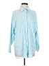 Z Supply Blue Long Sleeve Button-Down Shirt Size XS - photo 1