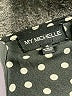 My Michelle 100% Polyester Polka Dots Black Short Sleeve Blouse Size M - photo 7