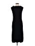 Max Studio Solid Black Casual Dress Size M - photo 2