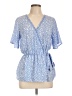 Sienna Sky 100% Polyester Blue Kimono Size L - photo 1