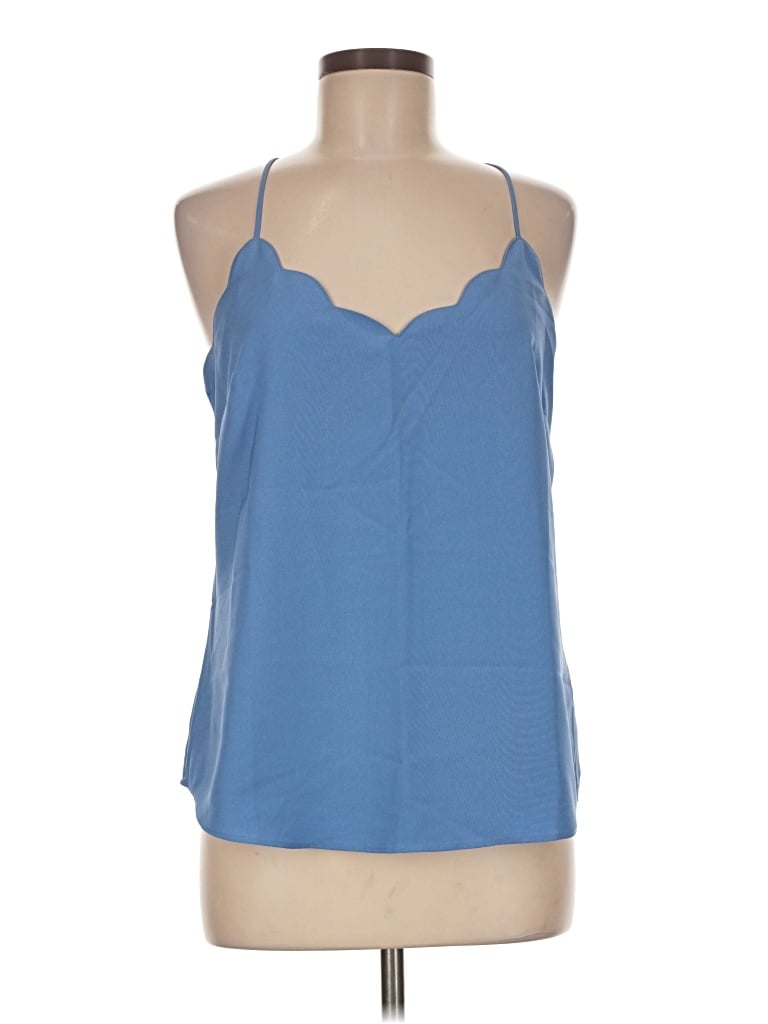 Pre-owned J. By J.crew Sleeveless Blouse In Blue