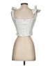 Bebe Solid Ivory Sleeveless Blouse Size 0 - photo 2