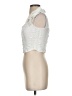 Bebe Solid Ivory Sleeveless Blouse Size 0 - photo 5